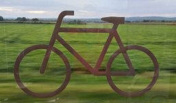 Stilisiertes Fahrrad