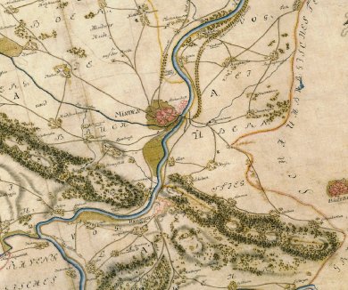 Bild-Ausschnitt aus dem Situationsplan Minden ca. 1800