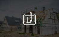 Geoportal Thema Bauen Bild einer Baustelle mit Icon und Link, welche im GeoPortal das Thema "Bauen" öffnet.