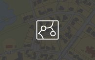 Geoportal Kataster Bild einer stilisierten Liegenschaftskarte mit Icon und Link, welche im GeoPortal das Thema "Kataster" öffnet.