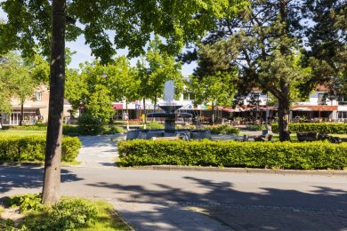 Stadtbrunnen im Zentrum von Espelkamp 