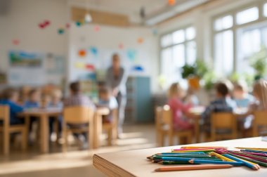 53_3_Untersucheungen_4_Klasse Der Raum einer Schulklasse.