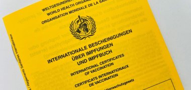 53_1_Masernschutz Ein gelber Impfausweis.
