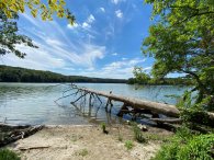Märkischer Landweg am Wolletzsee entlang