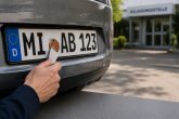 Abmeldung Kennzeichen wird abkratzt