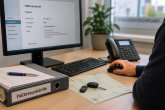 Halterauskünfte Schreibtisch an dem Halterauskünfte erteilt werden