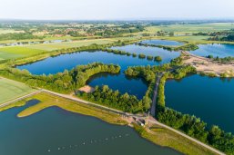 Landschaft aus der Vogelperspektive in Minden-Lübbecke