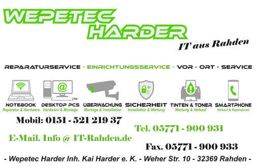 WePeTec Harder Logo
