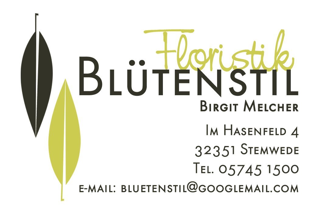 Blütenstil Floristik Logo