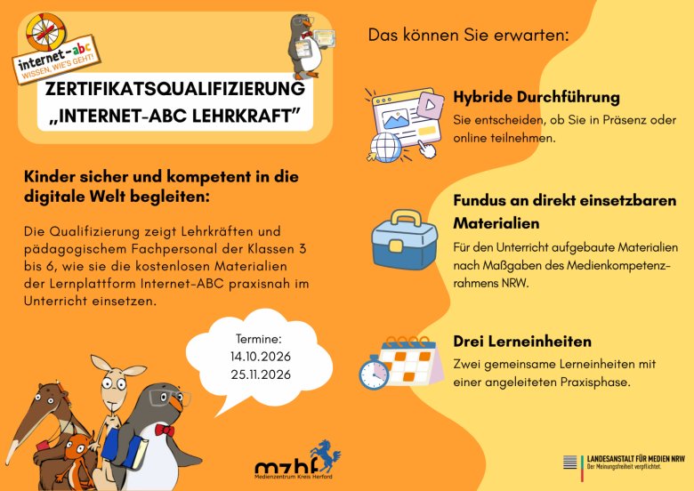 Internet ABC Teaser Flyer zum Internet-ABC für Lehrkräfte