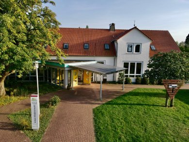 Schule Mindenerwald Fotografie zeigt das Gebäude der Schule Mindenerwald